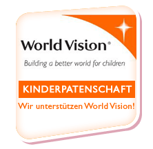 WorldVision Kinderpatenschaft. Wir unterstützen World Vision!